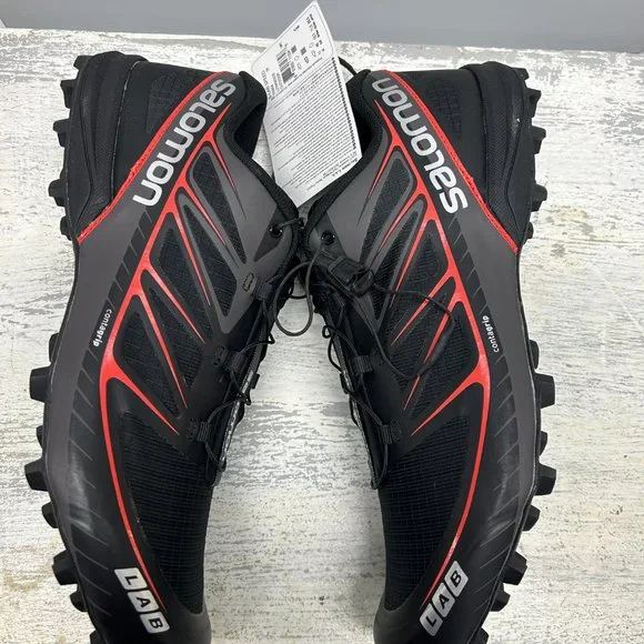 Salomon S-Lab Speed: Unleash Performance and Style in Black/Racing Red - Picture 3 of 8